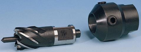 Adapter mit  Weldonschaft Alfra fr FEIN - Bohrer mit Gewinde  