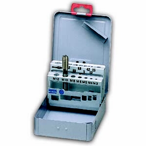 Maschinengewindebohrer - Kassette leer M 3  -  M 12       mit Kernloch  