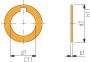 Frsdornring DIN  2084 A 32 mm   Satz  