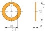 Frsdornring DIN  2084 B 60 x   6,0  