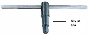 Drehfutter - Schlssel Sicherheitsschlssel 12  mm  Vierkant  