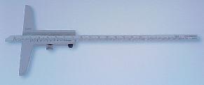 Tiefen - Meschieber Inox, Skala und Nonius mattverchromt 150  mm  