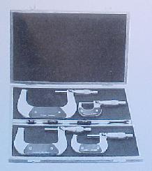 Auen - Mikrometer - Satz mit Hartmetallmeflchen 150 -  300  mm  