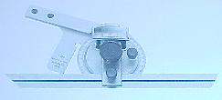 Winkelmesser mit Lupe,   INOX 200  mm  