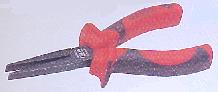 Langbeck - Flachzange Verchromt,  Soft - Gripp 160  mm  