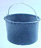Eimer Baustelleneimer Kunststoff , schwarz Standart , 20 Liter  