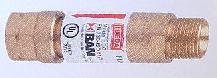 Rückschlagsicherung zum Anbau an das Griffstück für Brenngase mit AG 3/8
