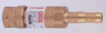 Rückschlagsicherung zum Anbau an das Griffstück für Sauerstoff mit Tülle 6,3 mm