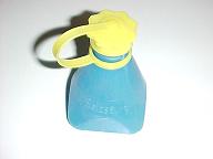 Salzsureflasche gelb 150  ml  