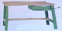 Werkbank 2000  mm mit 1 Schublade und Ablageboden  