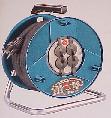 Kabeltrommel Kunststoff fr trockene Rume 25  m  Gummi - Kabel   H05 RR-F 3G1,5  