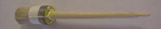 Ringpinsel reine helle Borste, dopp. Fadenverbabd 40  mm   Nr. 10  