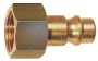 Druckluft  -  Stecknippel mit Innengewinde G  3/8 